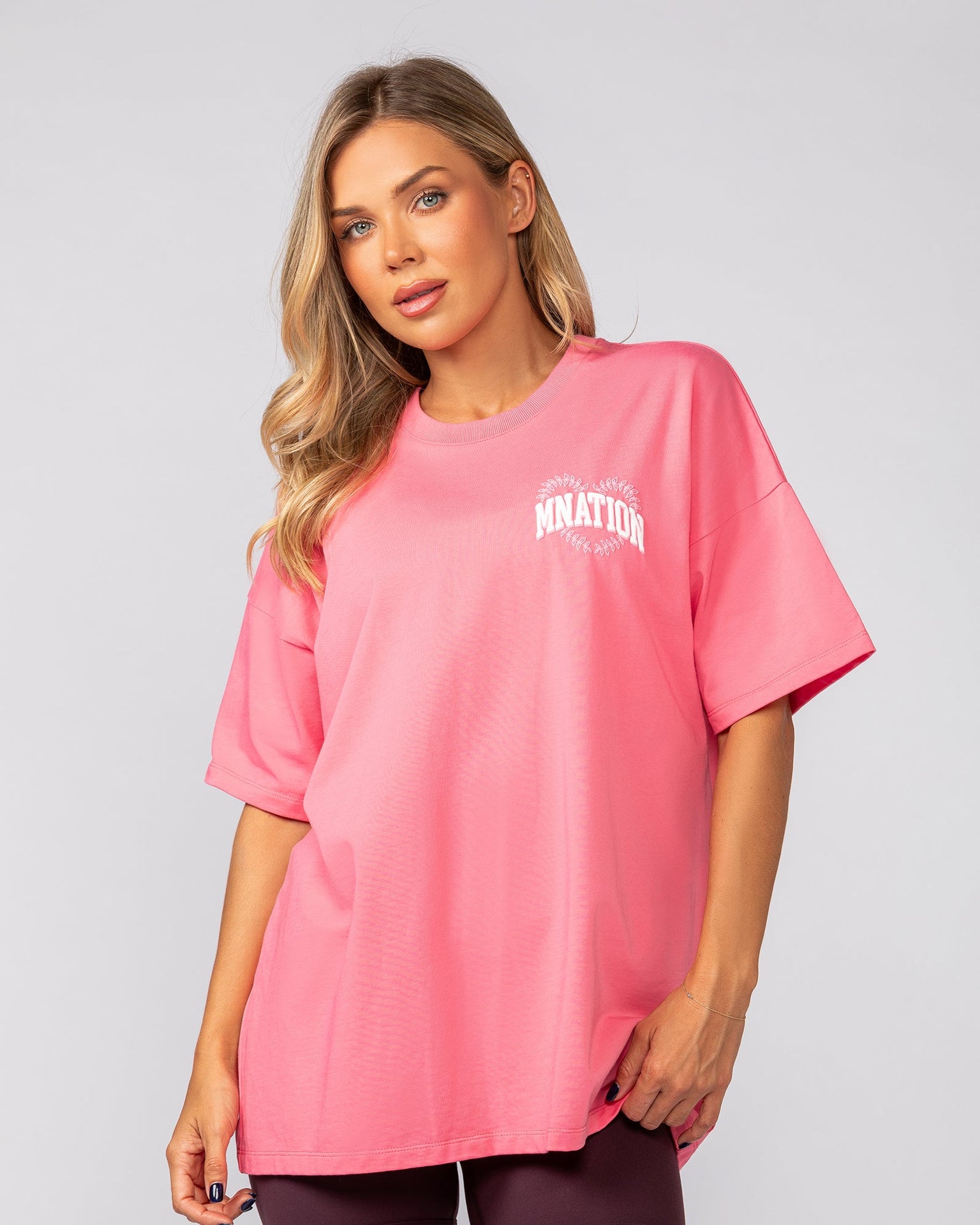 Lovers Oversized Tee - Calypso-T-Shirts-XXS-022538CLPSO-XXS-MNAPPRL42077-3-Muscle Nation