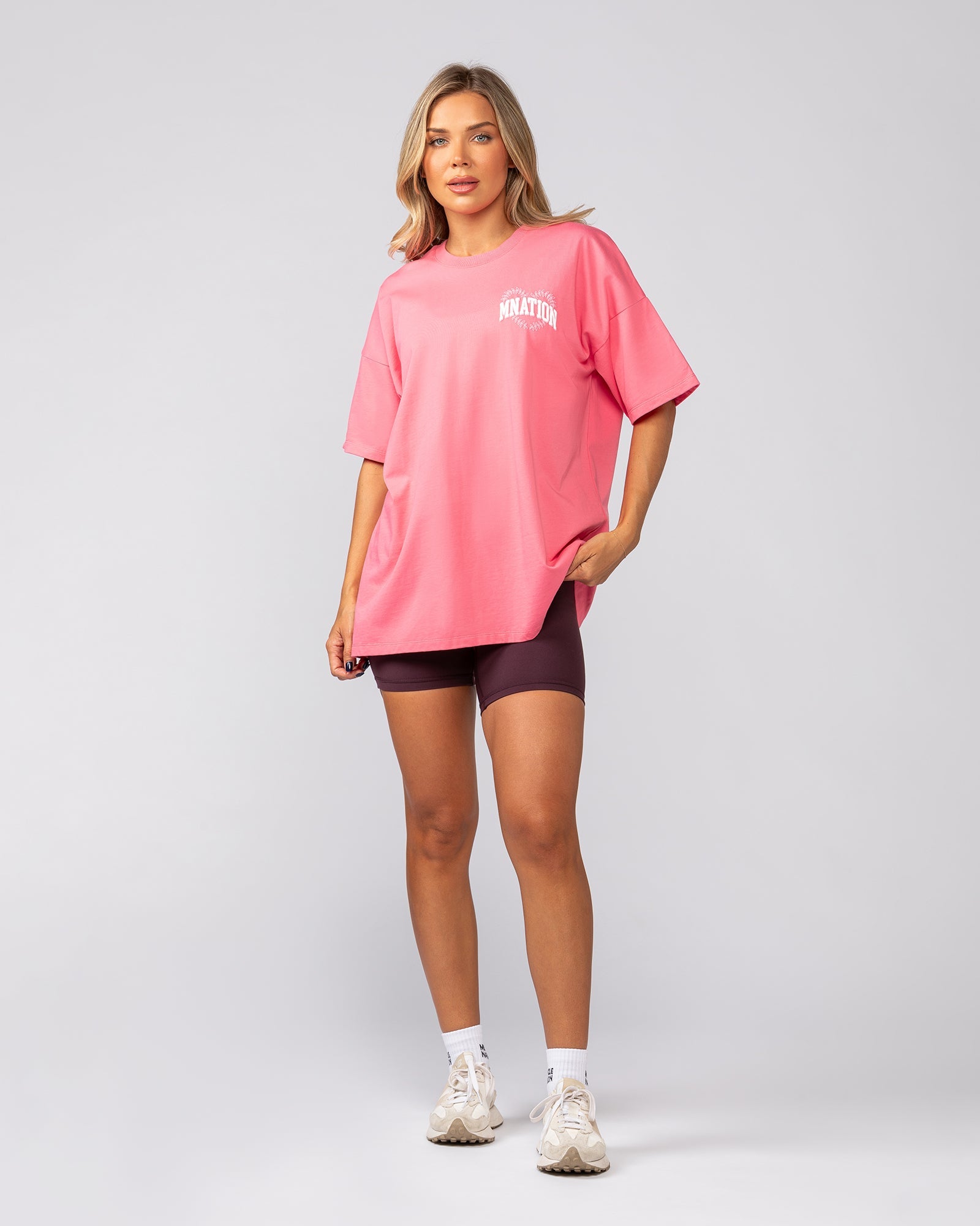 Lovers Oversized Tee - Calypso-T-Shirts-XXS-022538CLPSO-XXS-MNAPPRL42077-7-Muscle Nation