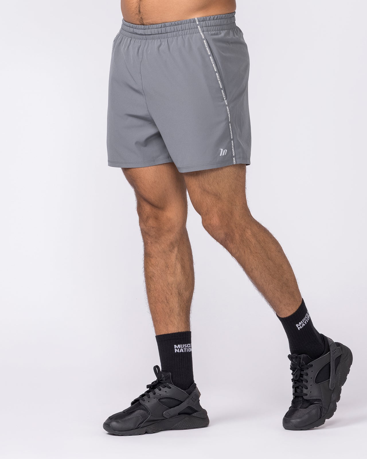 Iconic New Heights 4" Shorts Tornado - Muscle Nation men's gym shorts, view 3