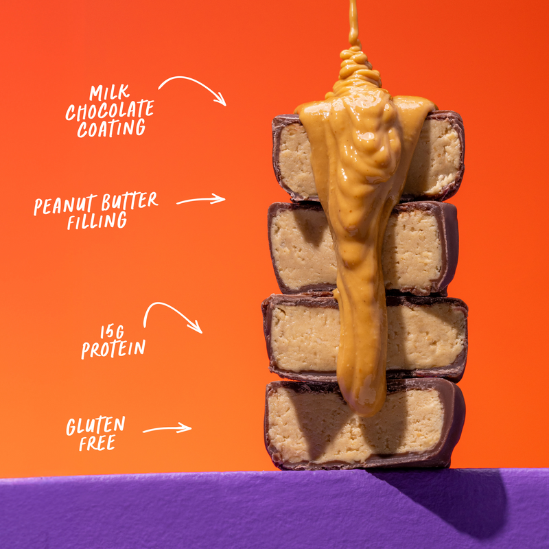 PEANUT BUTTER CUP - Choc Peanut - Box of 10-Snacks & Drinks-MNSUPPS0420-19359054002408-3-Muscle Nation