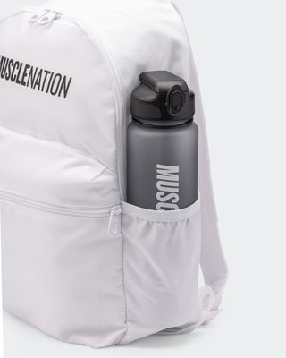 Muscle Nation Backpack - White-Accessories-ACC1125217WHT-MNAPPRL47986-2-Muscle Nation