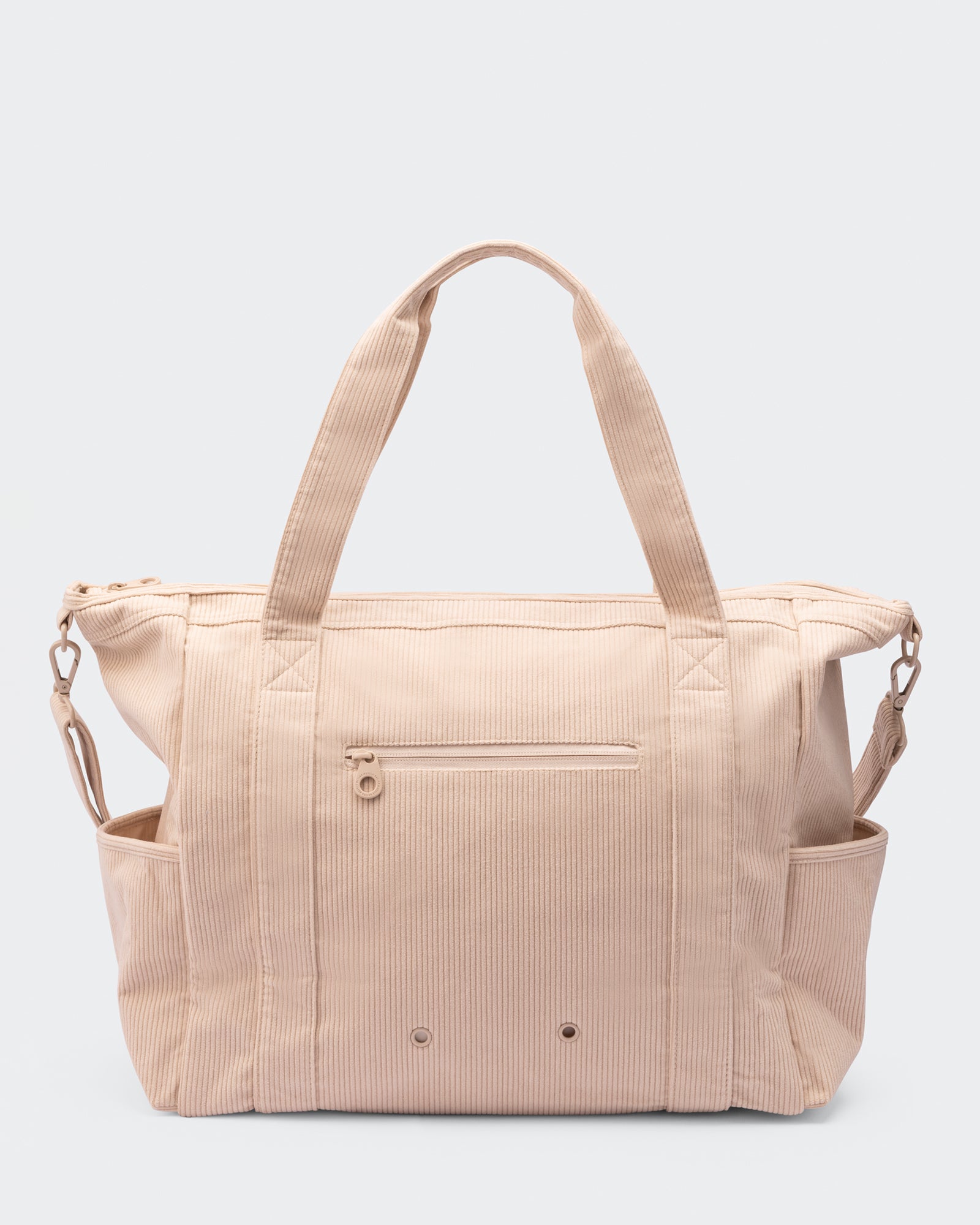 Muscle Nation Corduroy Tote Bag - Soft Beige-Accessories-ACC1125222SBEI-MNAPPRL47989-3-Muscle Nation