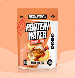 PROTEIN WATER - Peach Iced Tea - 25 serves 750g-Protein Waters-MNSUPPS0331-9359054001299-1-Muscle Nation