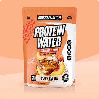 PROTEIN WATER - Peach Iced Tea - 25 serves 750g-Protein Waters-MNSUPPS0331-9359054001299-1-Muscle Nation