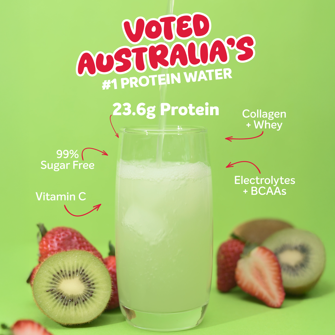 PROTEIN WATER - Kiwi Strawberry - 25 serves 750g-Protein Waters-MNSUPPS0255-9359054001244-2-Muscle Nation