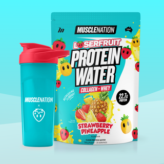 LOSERFRUIT PROTEIN WATER - Strawberry Pineapple - 25 serves 750g-Protein Waters-MNSUPPS0375-9359054002388-1-Muscle Nation