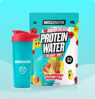 LOSERFRUIT PROTEIN WATER - Strawberry Pineapple - 25 serves 750g-Protein Waters-MNSUPPS0375-9359054002388-1-Muscle Nation