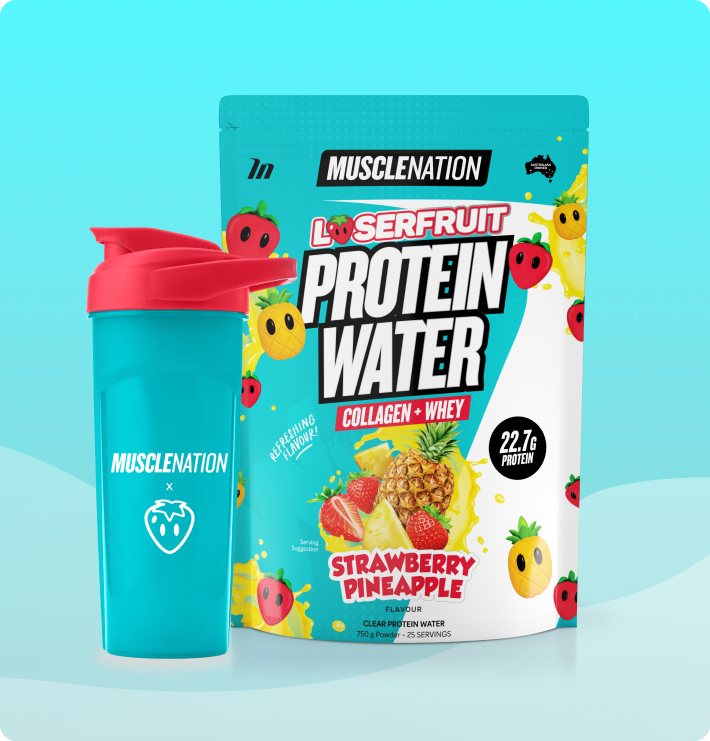 LOSERFRUIT PROTEIN WATER - Strawberry Pineapple - 25 serves 750g-Protein Waters-MNSUPPS0375-9359054002388-1-Muscle Nation