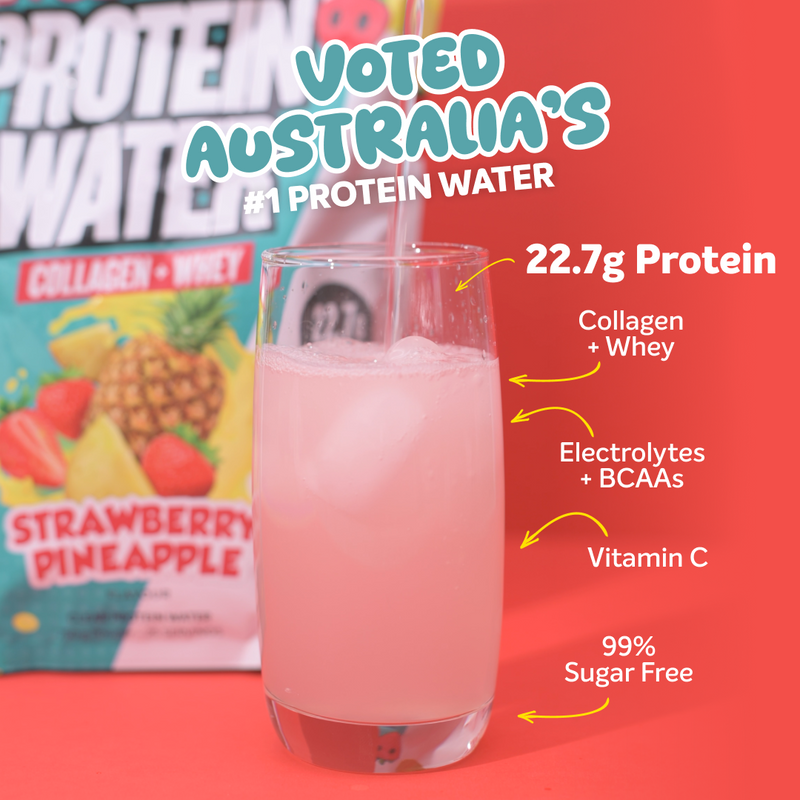 LOSERFRUIT PROTEIN WATER - Strawberry Pineapple - 25 serves 750g-Protein Waters-MNSUPPS0375-9359054002388-2-Muscle Nation