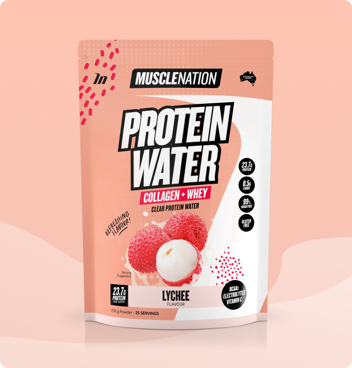 PROTEIN WATER - Lychee - 25 serves 750g-Protein Waters-MNSUPPS0369-9359054002104-1-Muscle Nation