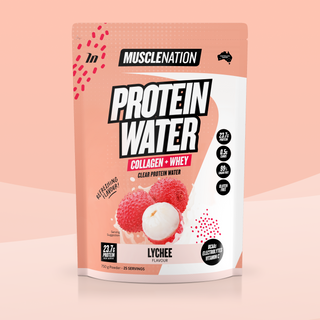 PROTEIN WATER - Lychee - 25 serves 750g-Protein Waters-MNSUPPS0369-9359054002104-1-Muscle Nation