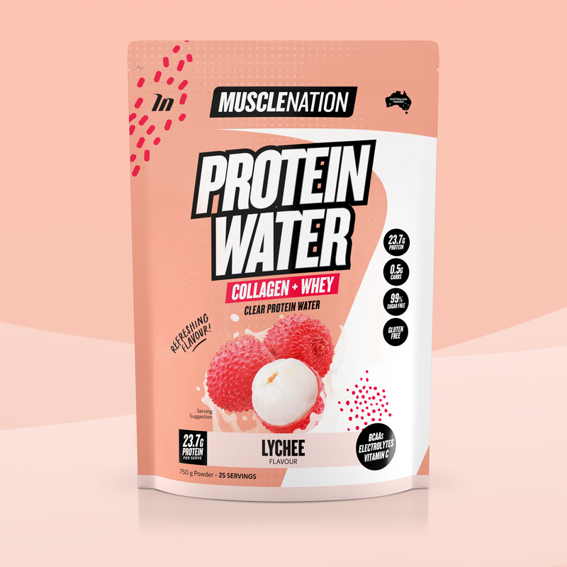 PROTEIN WATER - Lychee - 25 serves 750g-Protein Waters-MNSUPPS0369-9359054002104-1-Muscle Nation