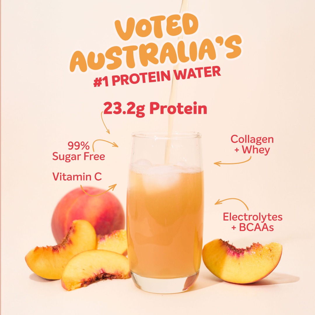 PROTEIN WATER - Peach Iced Tea - 25 serves 750g-Protein Waters-MNSUPPS0331-9359054001299-2-Muscle Nation