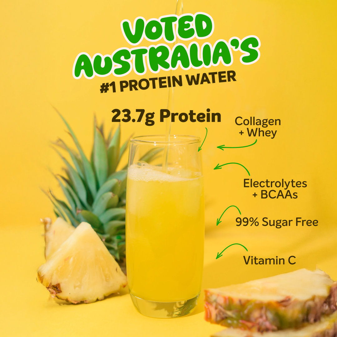 PROTEIN WATER - Pineapple - 25 serves 750g-Protein Waters-MNSUPPS0330-9359054001282-2-Muscle Nation