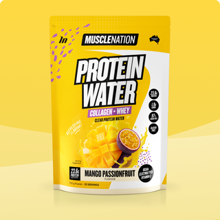PROTEIN WATER - Mango Passionfruit - 25 serves - 750g-Protein Waters-MNSUPPS0211-9359054001213-1-Muscle Nation