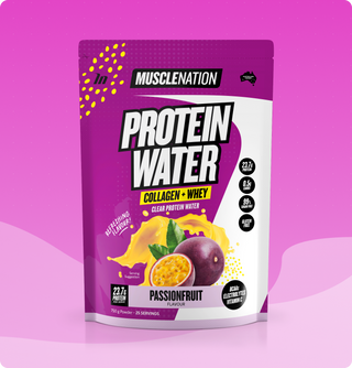 PROTEIN WATER - Passionfruit - 25 serves 750g-Protein Waters-MNSUPPS0370-9359054002098-1-Muscle Nation