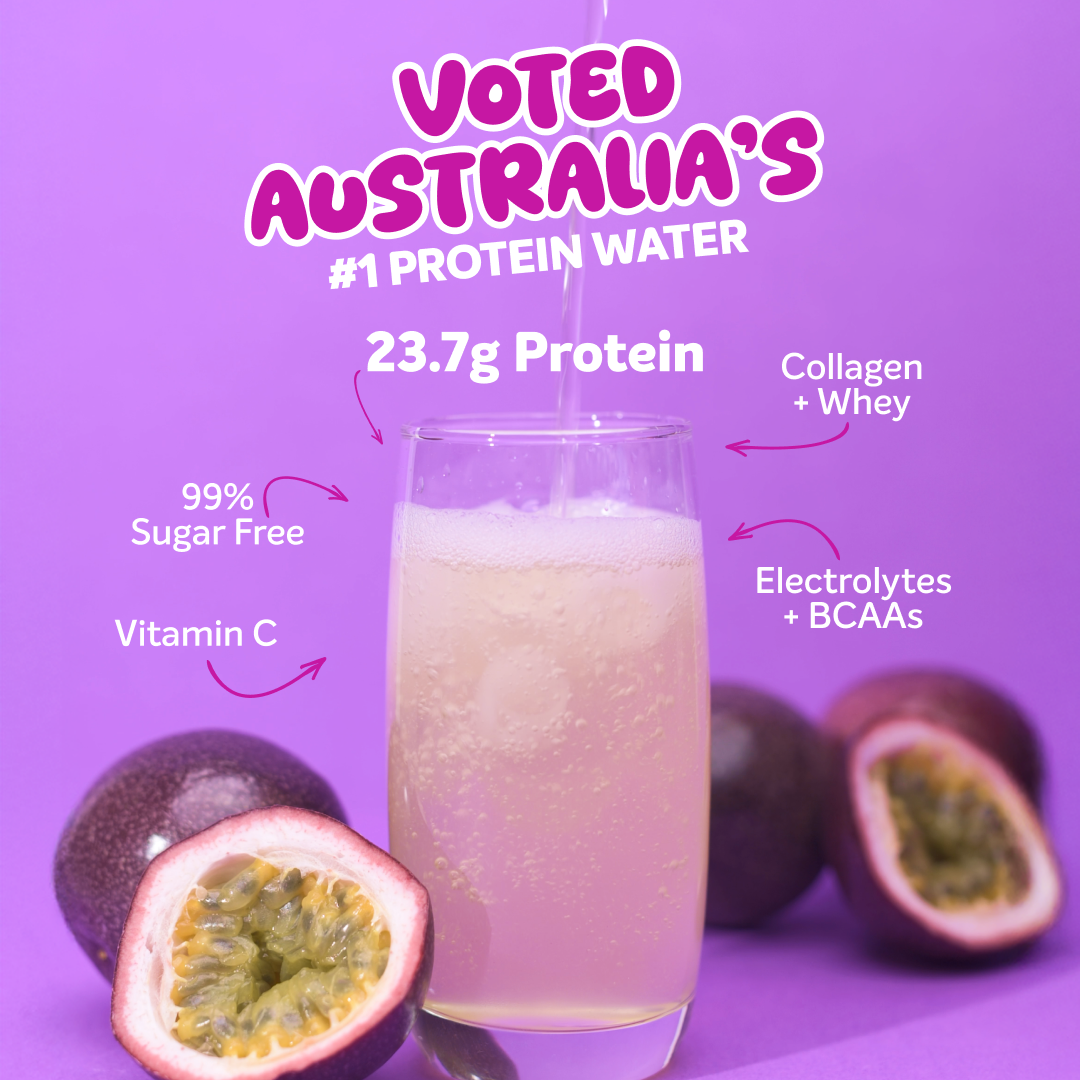 PROTEIN WATER - Passionfruit - 25 serves 750g-Protein Waters-MNSUPPS0370-9359054002098-2-Muscle Nation