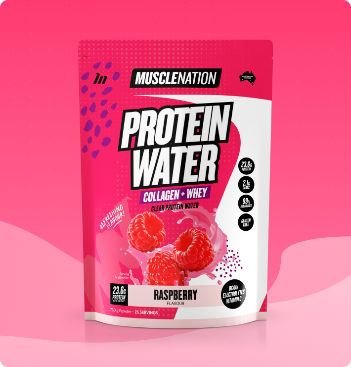 PROTEIN WATER - Raspberry - 25 serves 750g-Protein Waters-MNSUPPS0210-9359054001237-1-Muscle Nation
