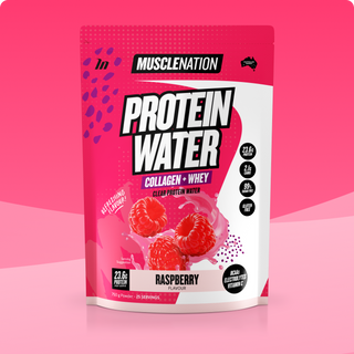 PROTEIN WATER - Raspberry - 25 serves 750g-Protein Waters-MNSUPPS0210-9359054001237-1-Muscle Nation