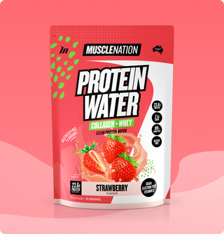 PROTEIN WATER - Strawberry - 25 serves 750g-Protein Waters-MNSUPPS0301-764460254600-1-Muscle Nation