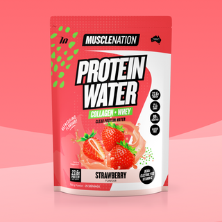 PROTEIN WATER - Strawberry - 25 serves 750g-Protein Waters-MNSUPPS0301-764460254600-1-Muscle Nation