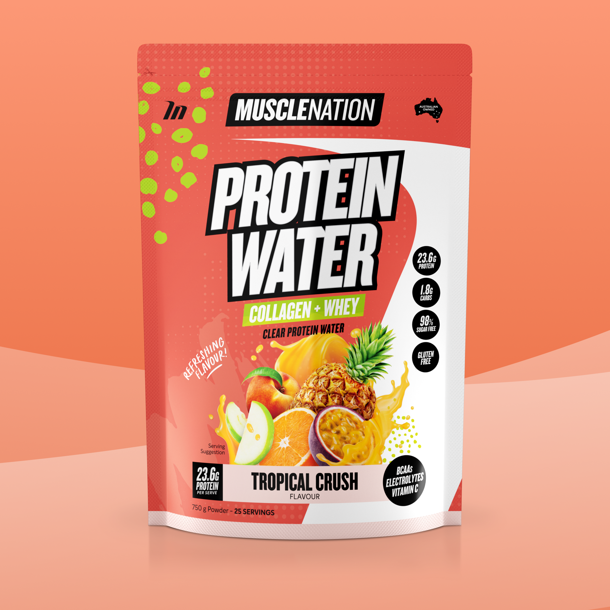 PROTEIN WATER - Tropical Crush - 25 serves