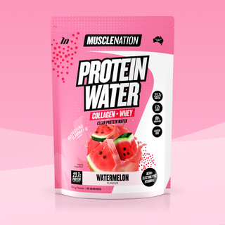 PROTEIN WATER - Watermelon - 25 serves 750g-Protein Waters-MNSUPPS0329-9359054001275-1-Muscle Nation