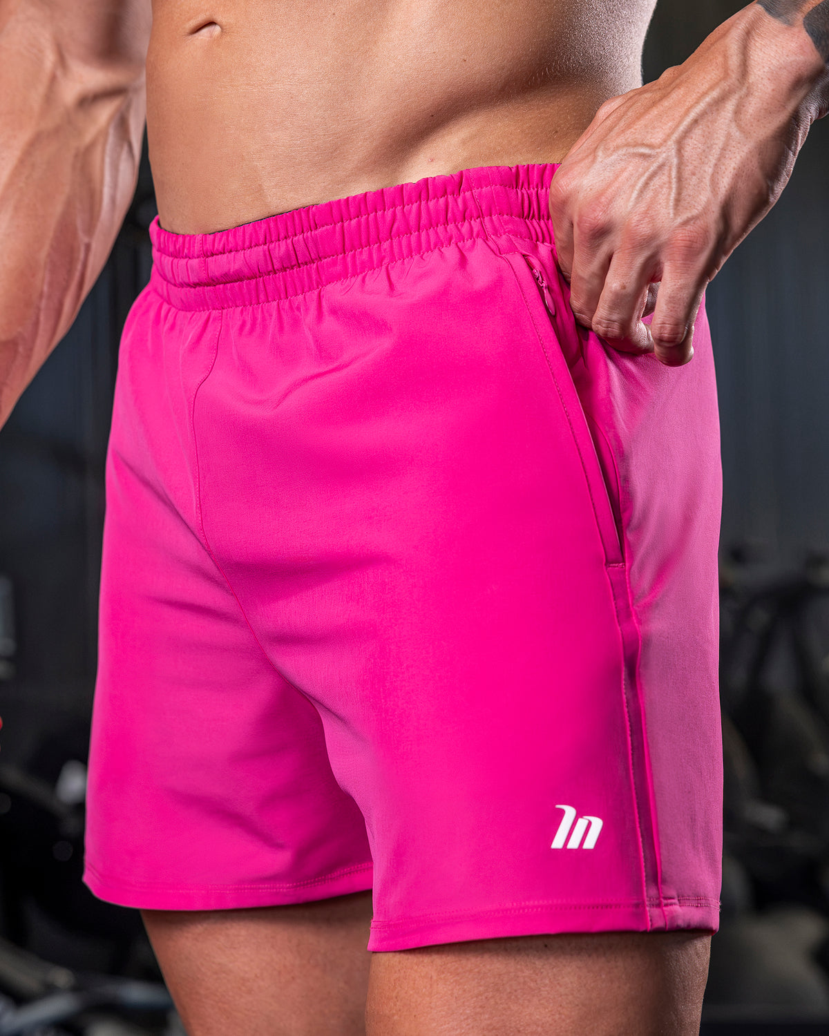 New Heights 4" Shorts – Raspberry – detail 4