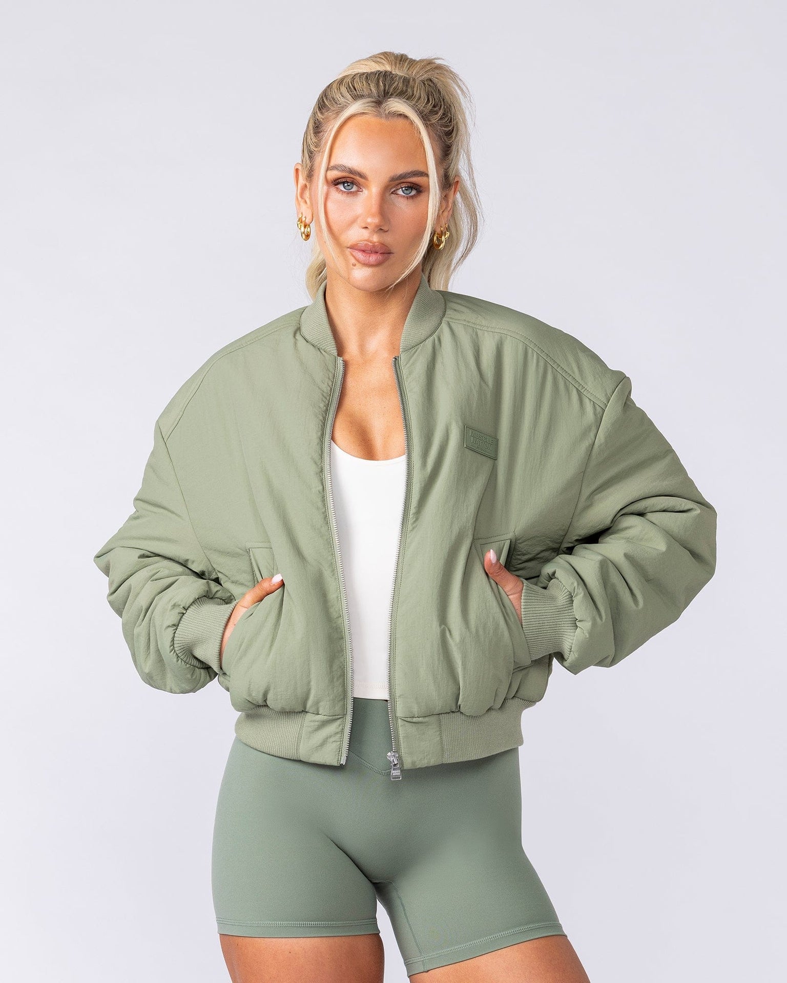 Pursuit Bomber Jacket - Muted Khaki