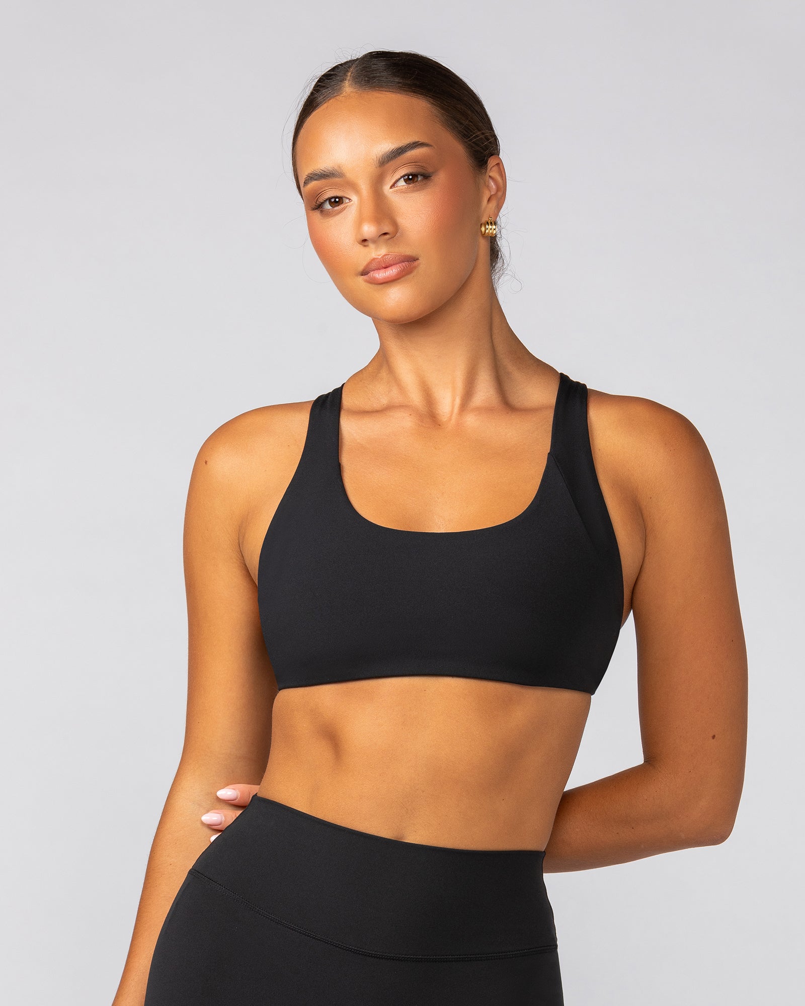Rebel Bralette - Black-Bralettes-XXS-042530BLK-XXS-MNAPPRL41590-2-Muscle Nation