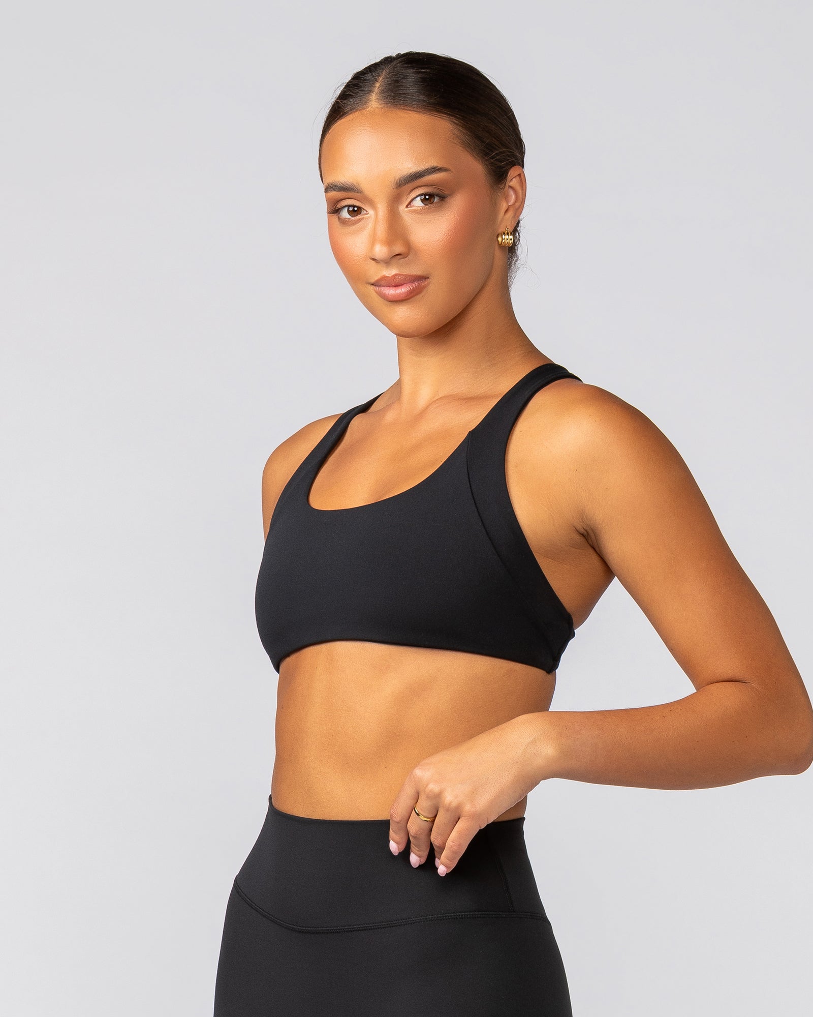Rebel Bralette - Black-Bralettes-XXS-042530BLK-XXS-MNAPPRL41590-3-Muscle Nation