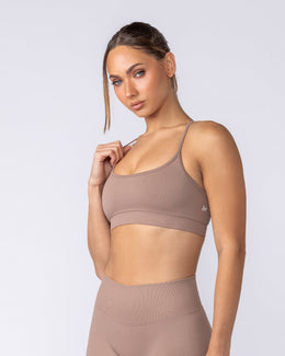 Revealed T-Back Seamless Bra - Praline