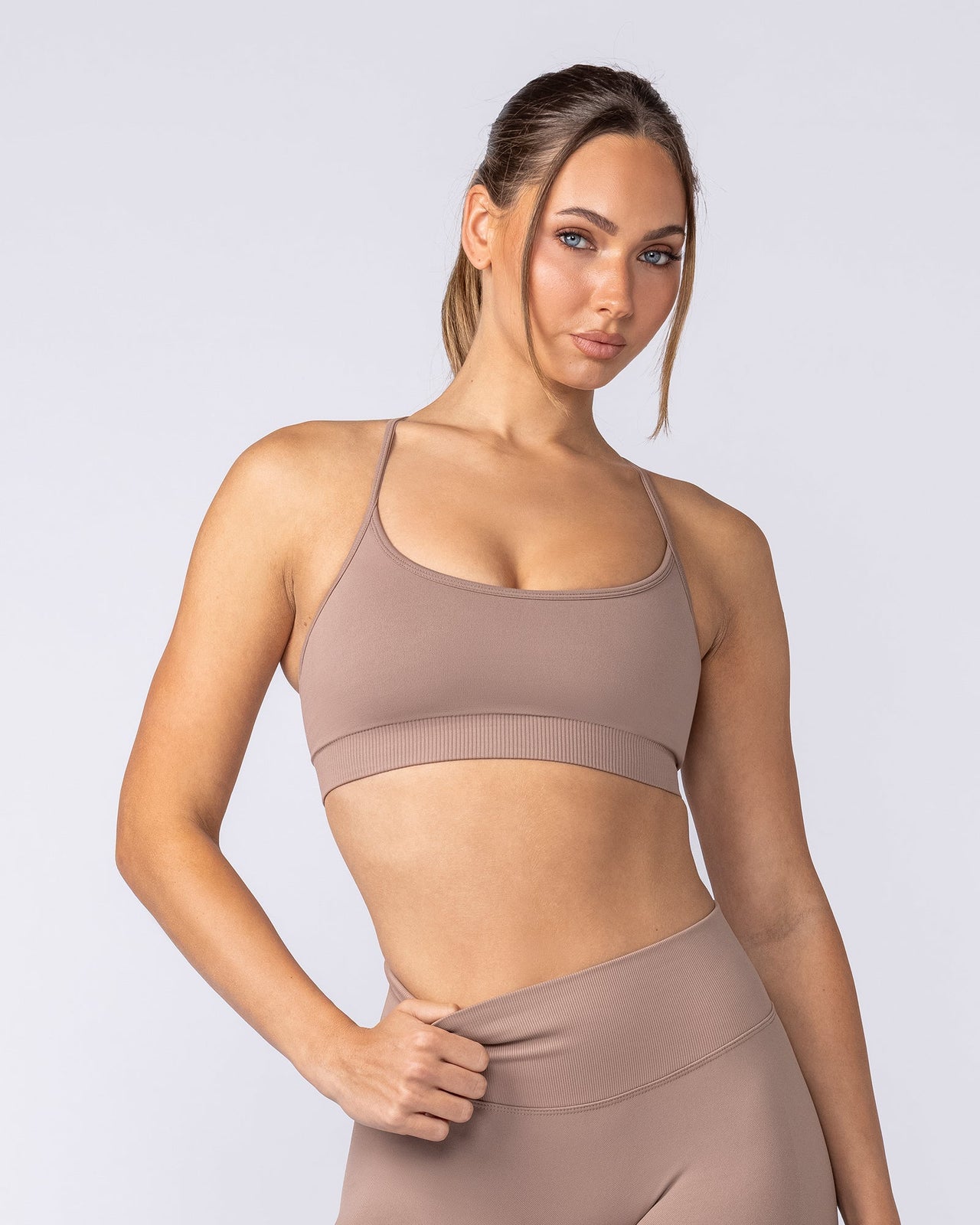 Revealed T-Back Seamless Bra - Praline
