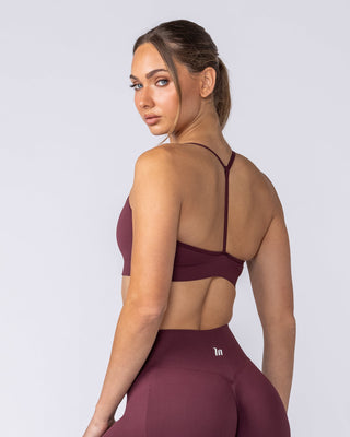 Revealed T-Back Seamless Bra - Wine