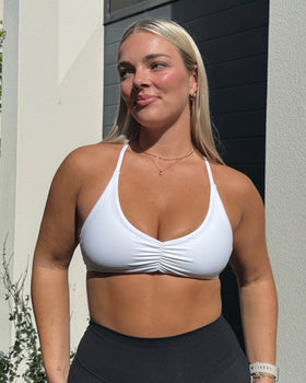 Honey Bralette - White-Bralettes-XXS-062502WHT-XXS-MNAPPRL42964-1-Muscle Nation