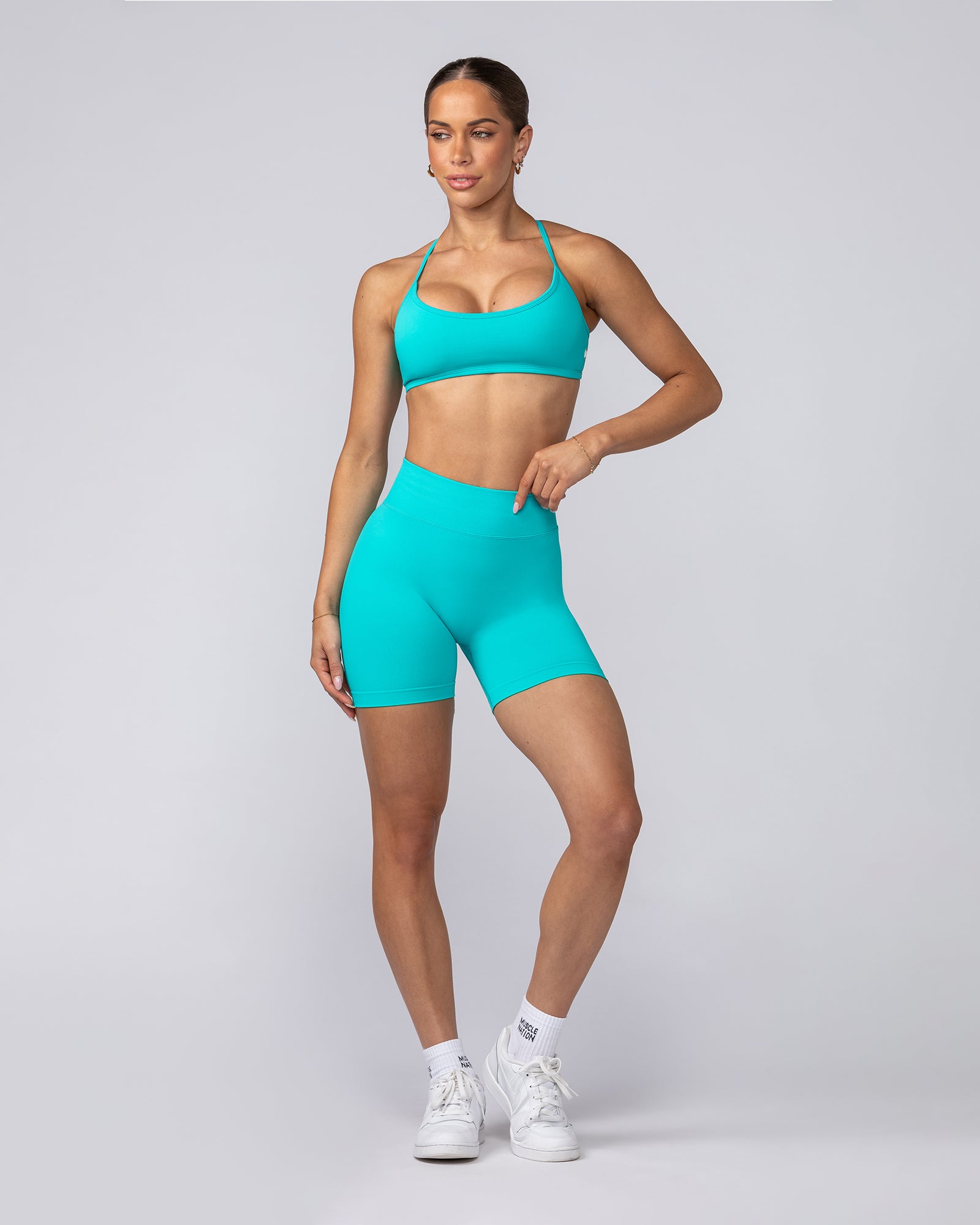 Sculpt Seamless Bralette - Cyan-Bralettes-XS-072506CYAN-XS-MNAPPRL44083-5-Muscle Nation