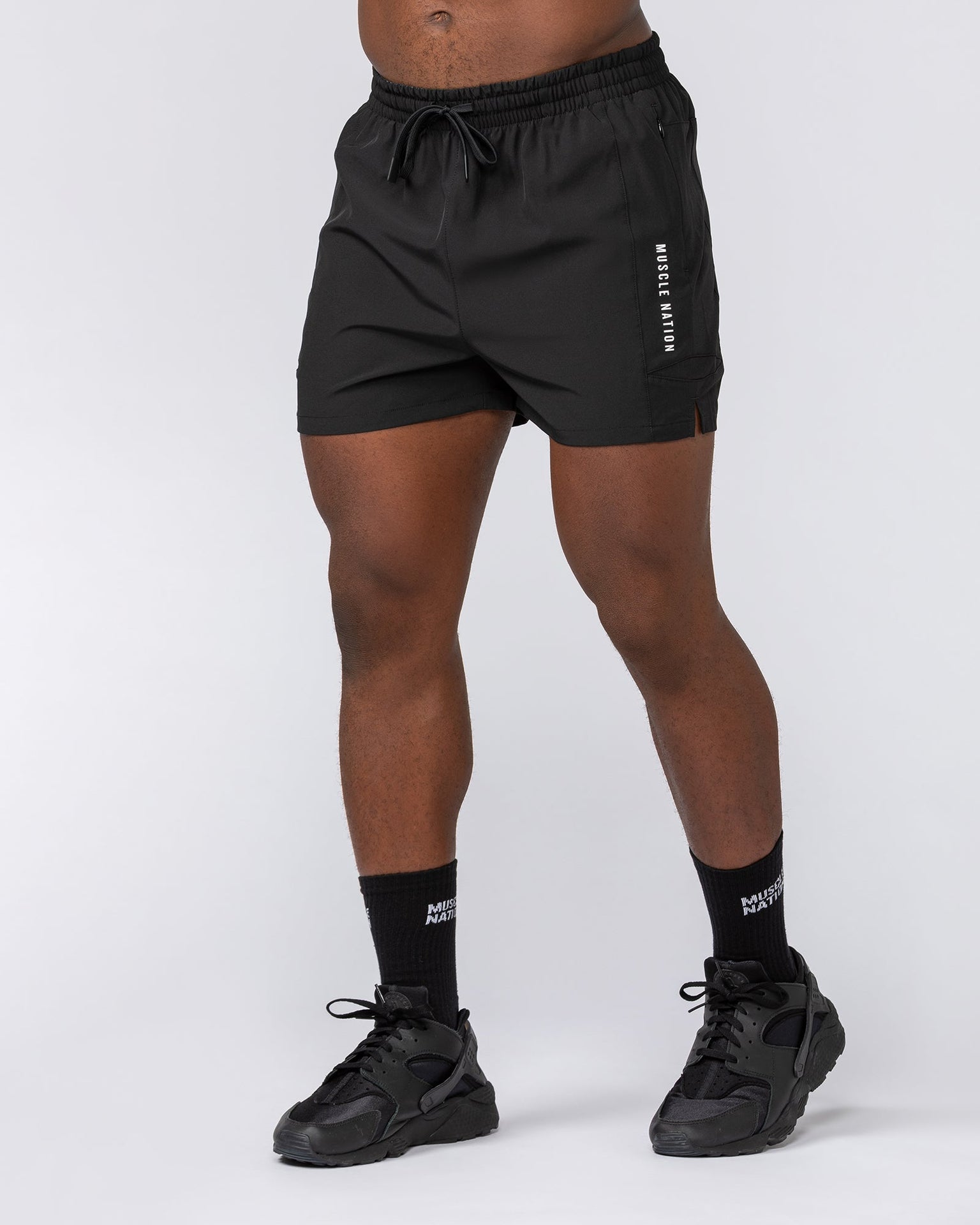 Streamline Training 3" Shorts - Black-Shorts-XS-072310BLK-XS-MNAPPRL48018-3-Muscle Nation