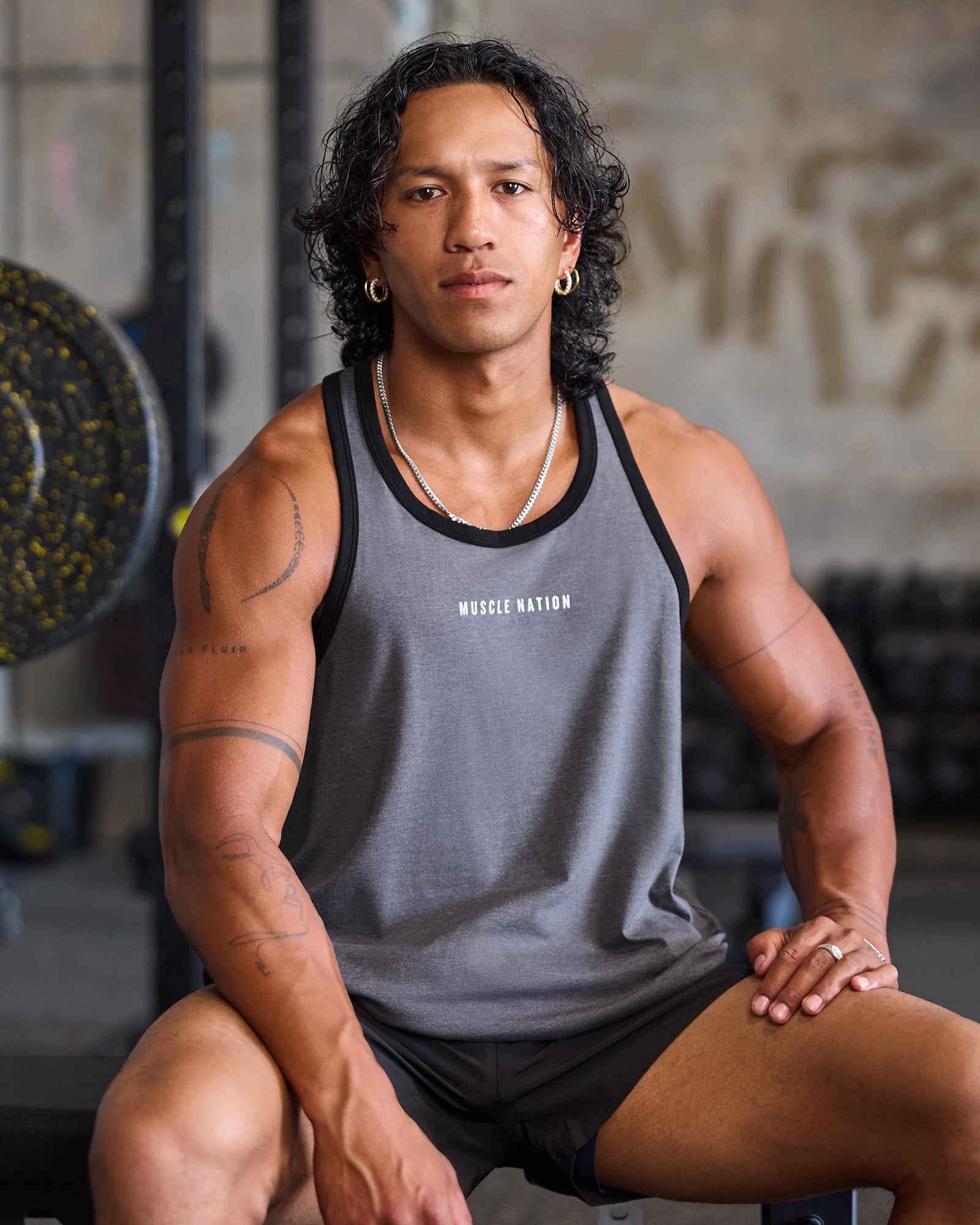 Striker Y Back Singlet - Mid Grey Marl-Singlets & Tanks-S-112363MDGRML-S-MNAPPRL28230-1-Muscle Nation