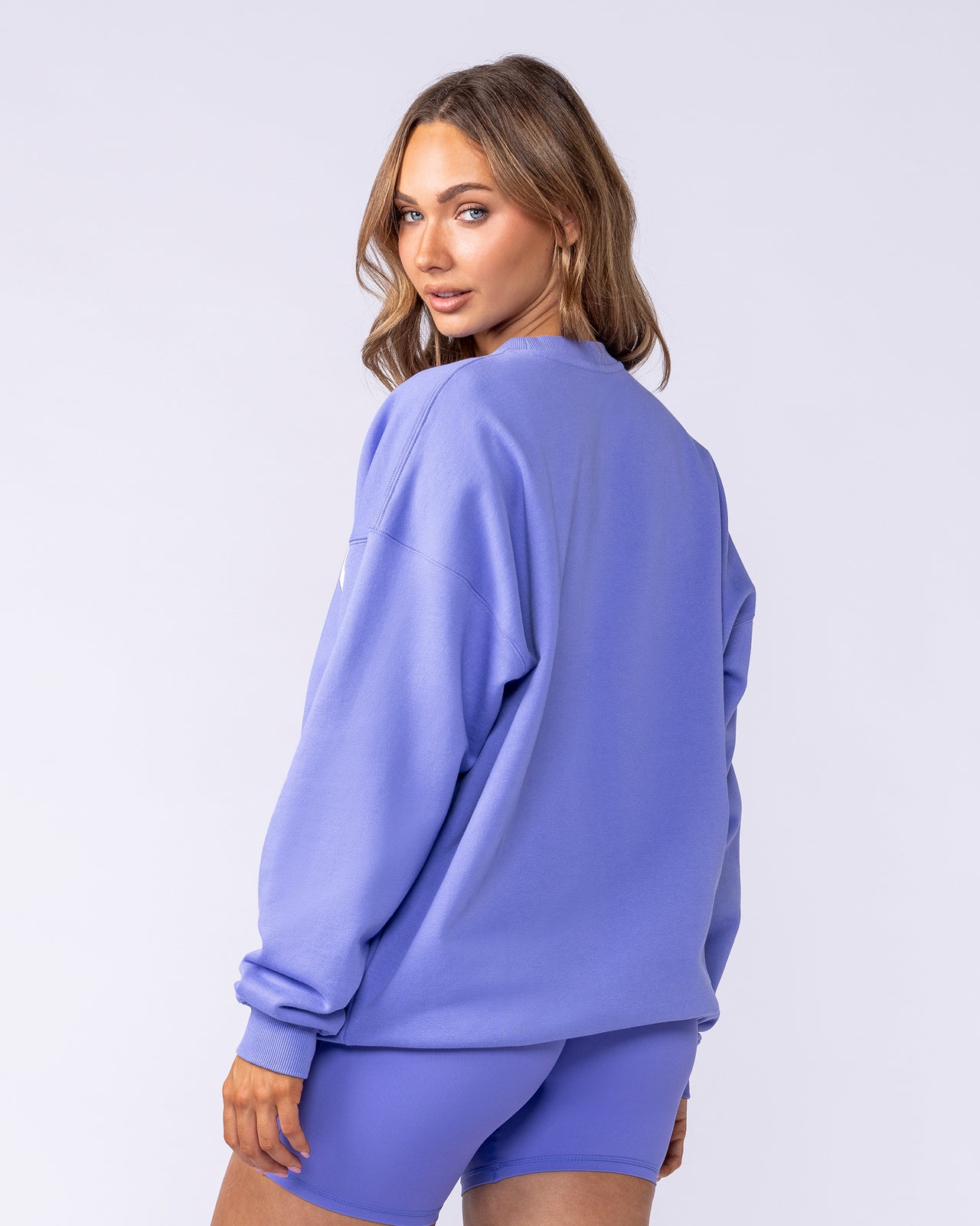 Studio Oversized Pullover - Pale Blueberry
