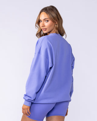 Studio Oversized Pullover Pale Blueberry - Muscle Nation women's hoodie, view 2