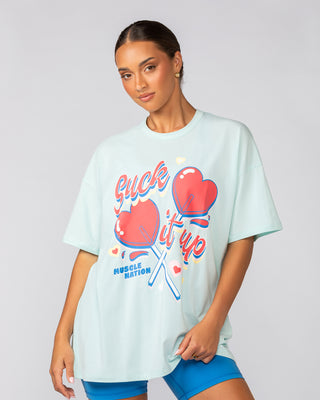 Sweetie Oversized Tee - Salt Water-T-Shirts-XXS-042548SWTR-XXS-MNAPPRL42314-1-Muscle Nation