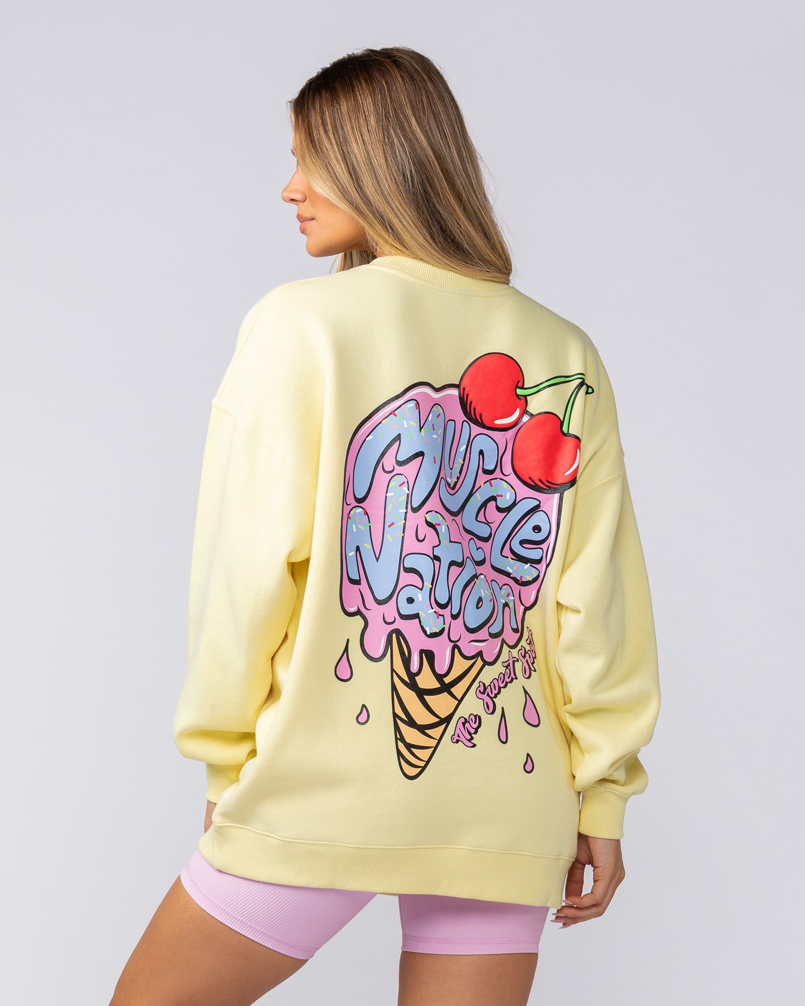 Tasty Oversized Pullover - Limoncello-Tops-XXS-052512LMCO-XXS-MNAPPRL42673-5-Muscle Nation