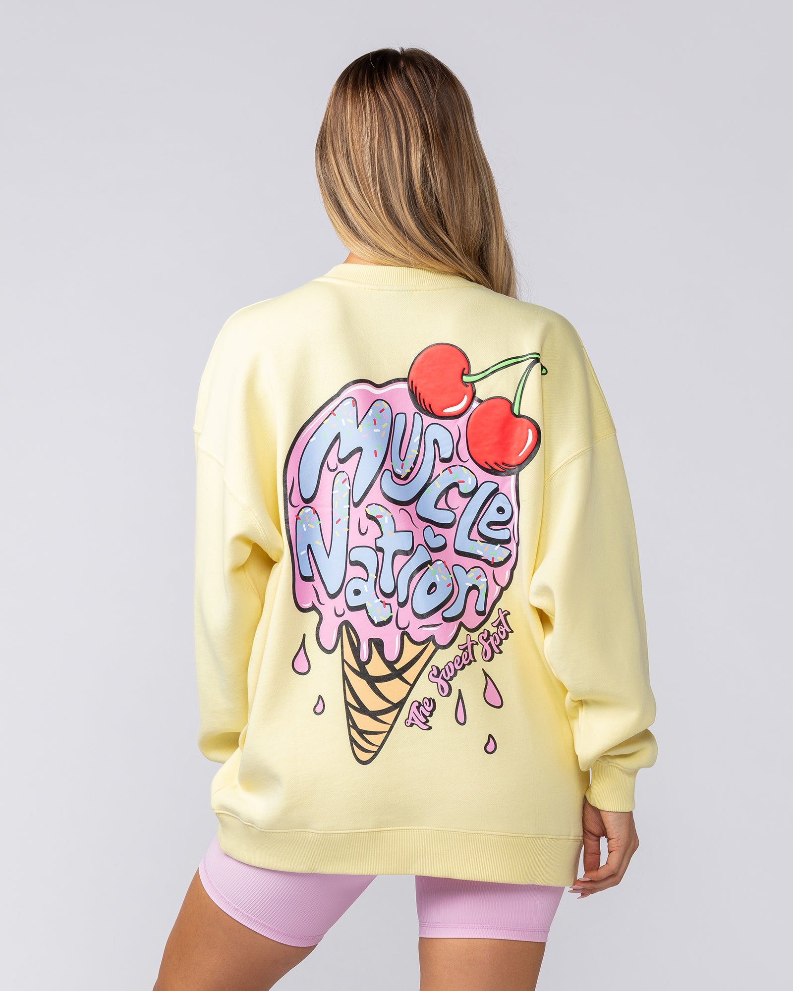 Tasty Oversized Pullover - Limoncello-Tops-XXS-052512LMCO-XXS-MNAPPRL42673-6-Muscle Nation