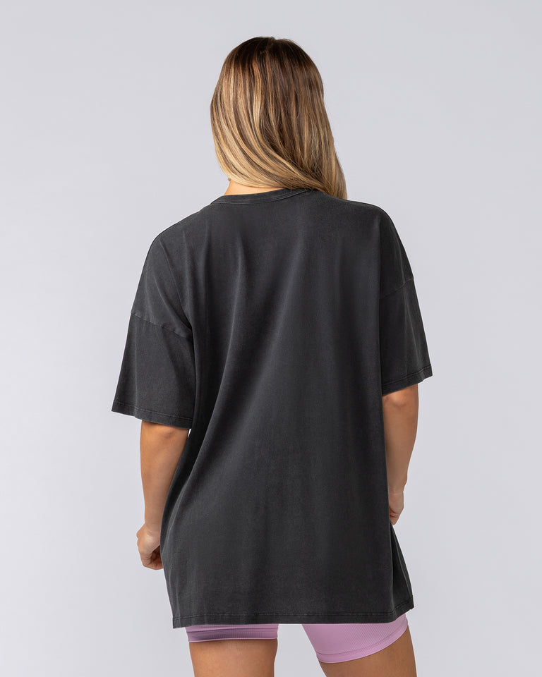 TKO Oversized Vintage Tee - Washed Black-T-Shirts-XXS-052508WSHBLK-XXS-MNAPPRL42619-5-Muscle Nation
