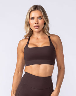 Ultimate Bra Cocoa - Muscle Nation women's sports bra