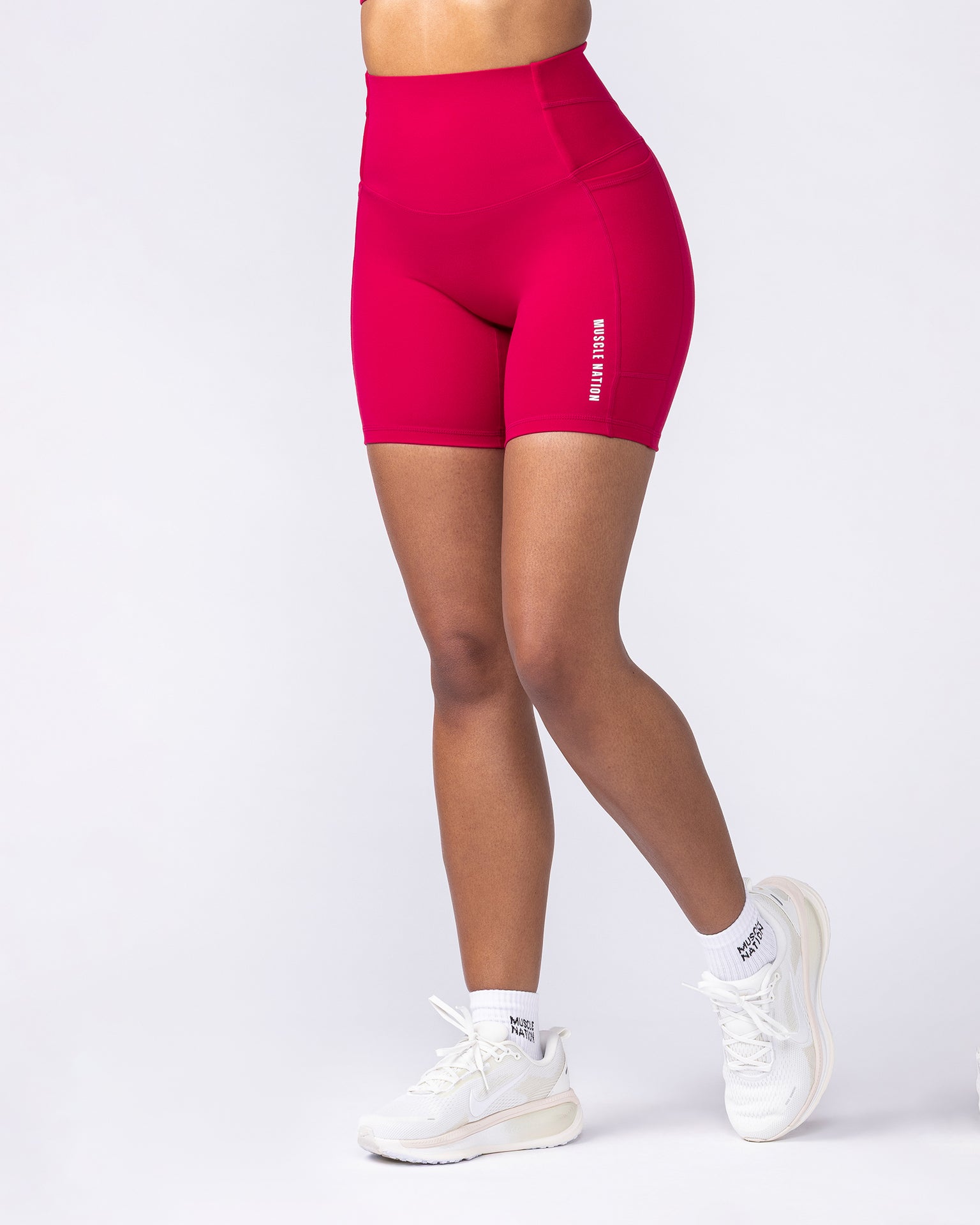 Unrivalled Everyday Pocket Bike Shorts - Wild Berry
