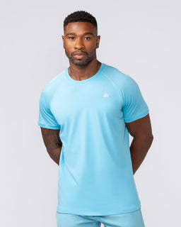 Ventilation Tee Light Blue - Muscle Nation men's gym tee