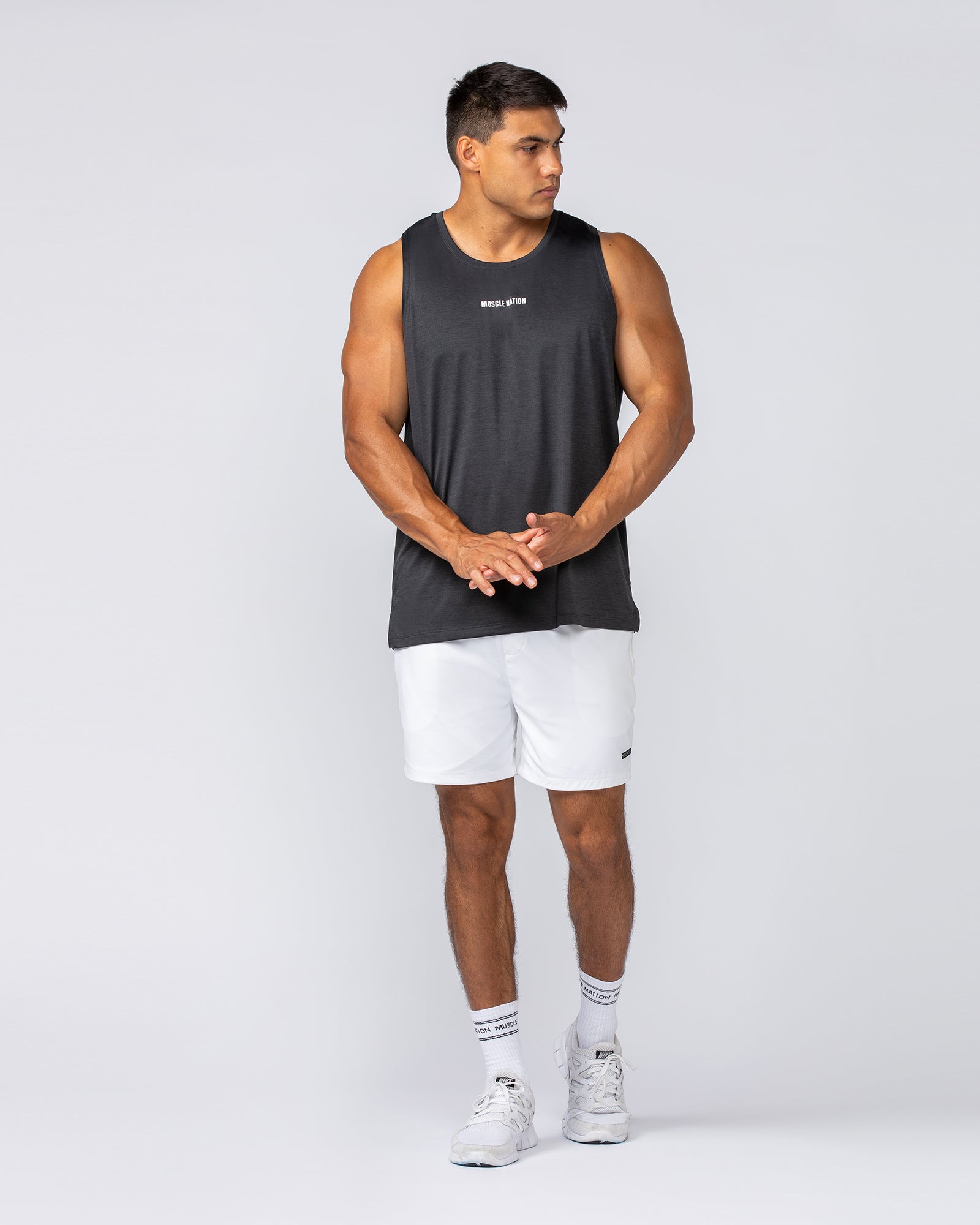 Aero Active Tank - Black-Singlets & Tanks-S-092419BLK-S-MNAPPRL40118-6-Muscle Nation