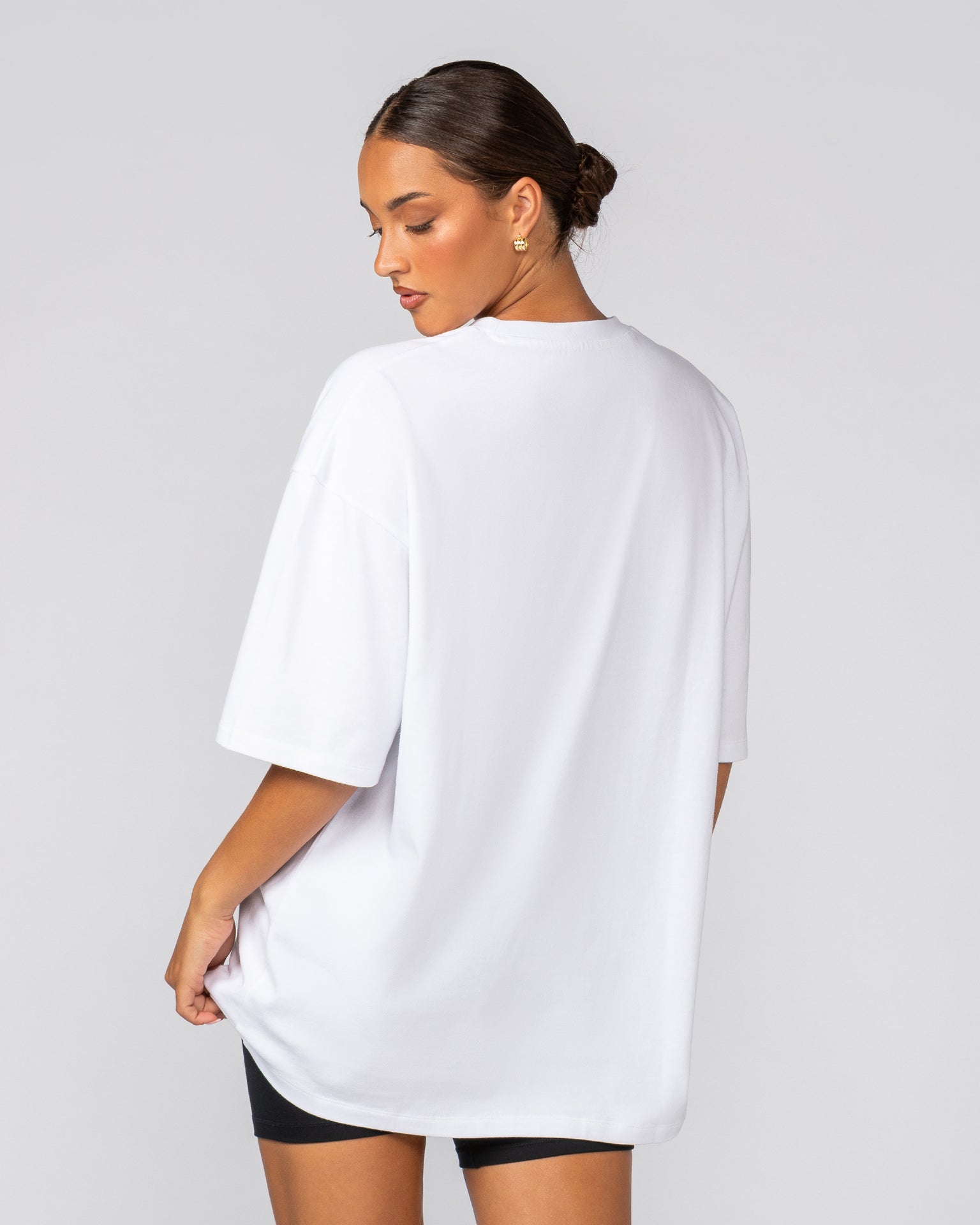 Weekender Oversized Tee - White-T-Shirts-XS-042505WHT-XS-MNAPPRL43314-7-Muscle Nation