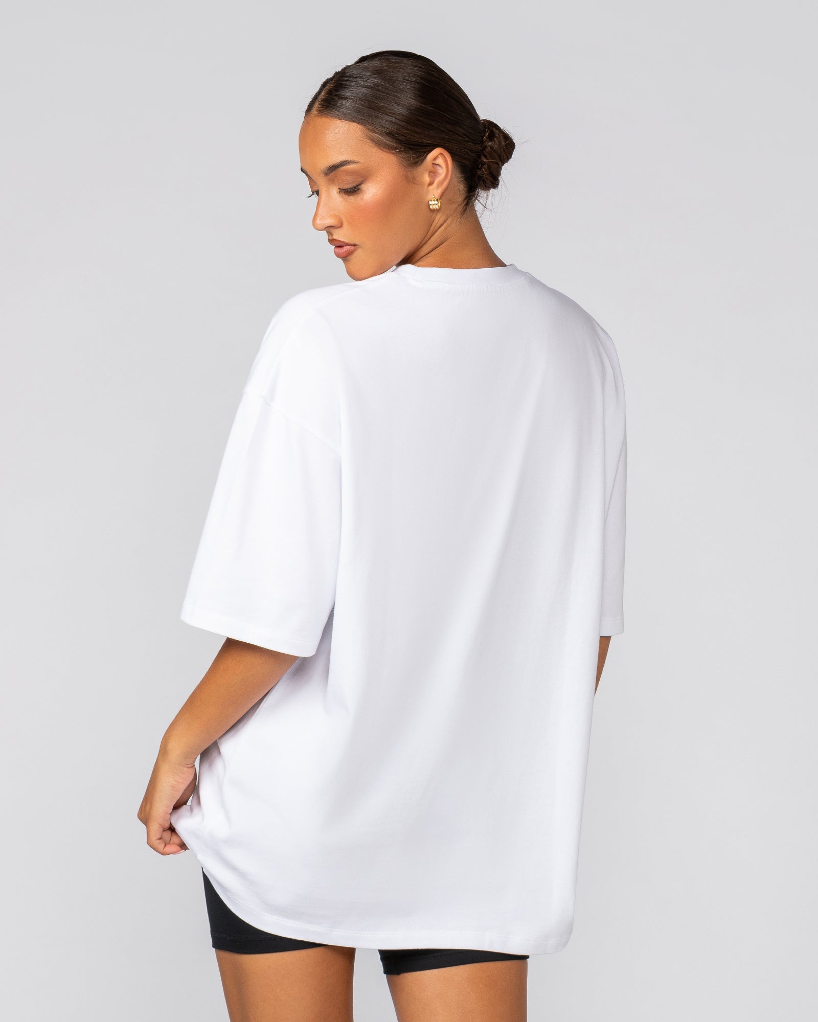 Weekender Oversized Tee - White-T-Shirts-XS-042505WHT-XS-MNAPPRL43314-7-Muscle Nation